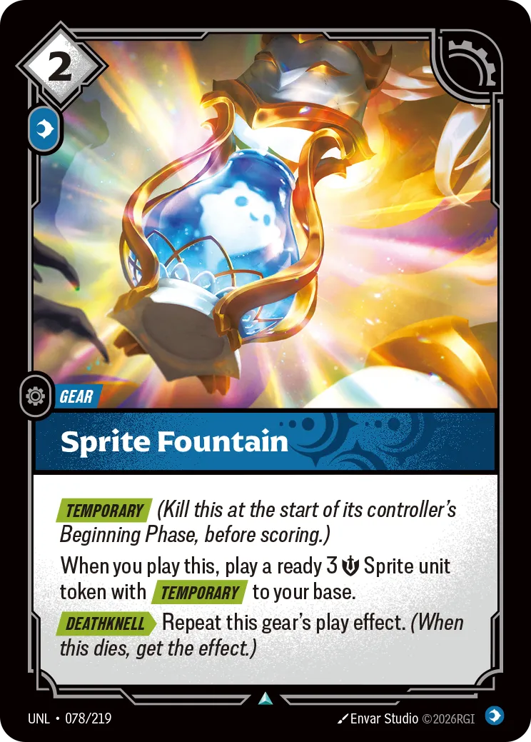Sprite Fountain — Unleashed — Riftbound