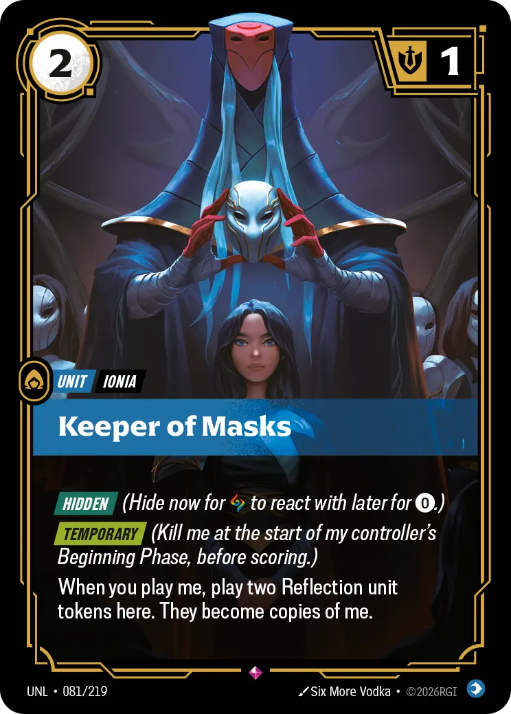 Keeper of Masks — Unleashed — Riftbound