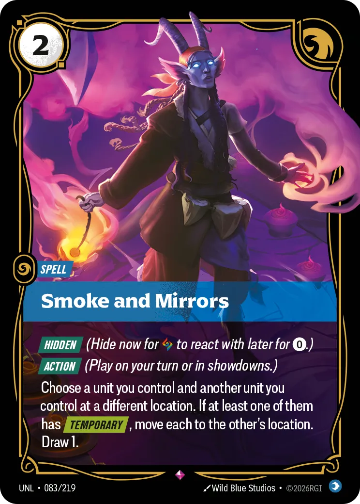 Smoke and Mirrors — Unleashed — Riftbound