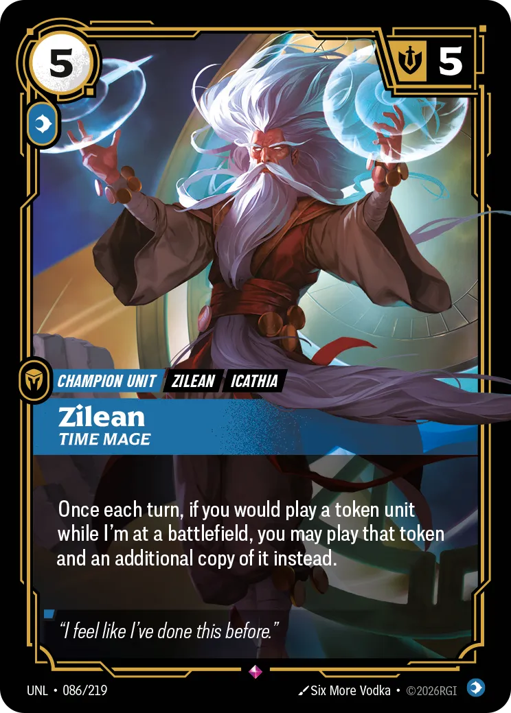 Zilean - Time Mage — Unleashed — Riftbound