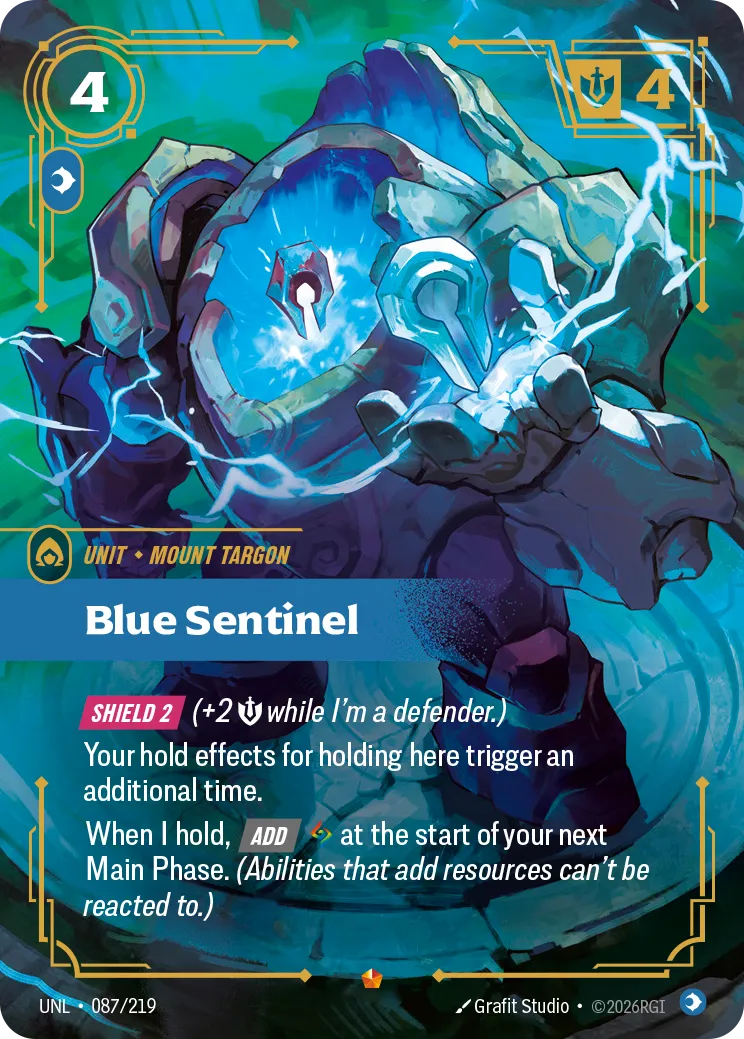 Blue Sentinel — Unleashed — Riftbound