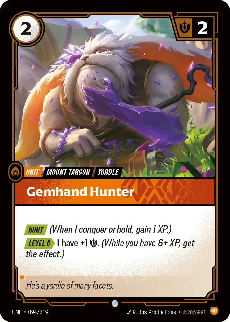 Gemhand Hunter — Unleashed — Riftbound
