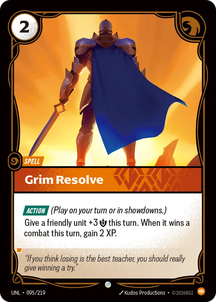 Grim Resolve — Unleashed — Riftbound