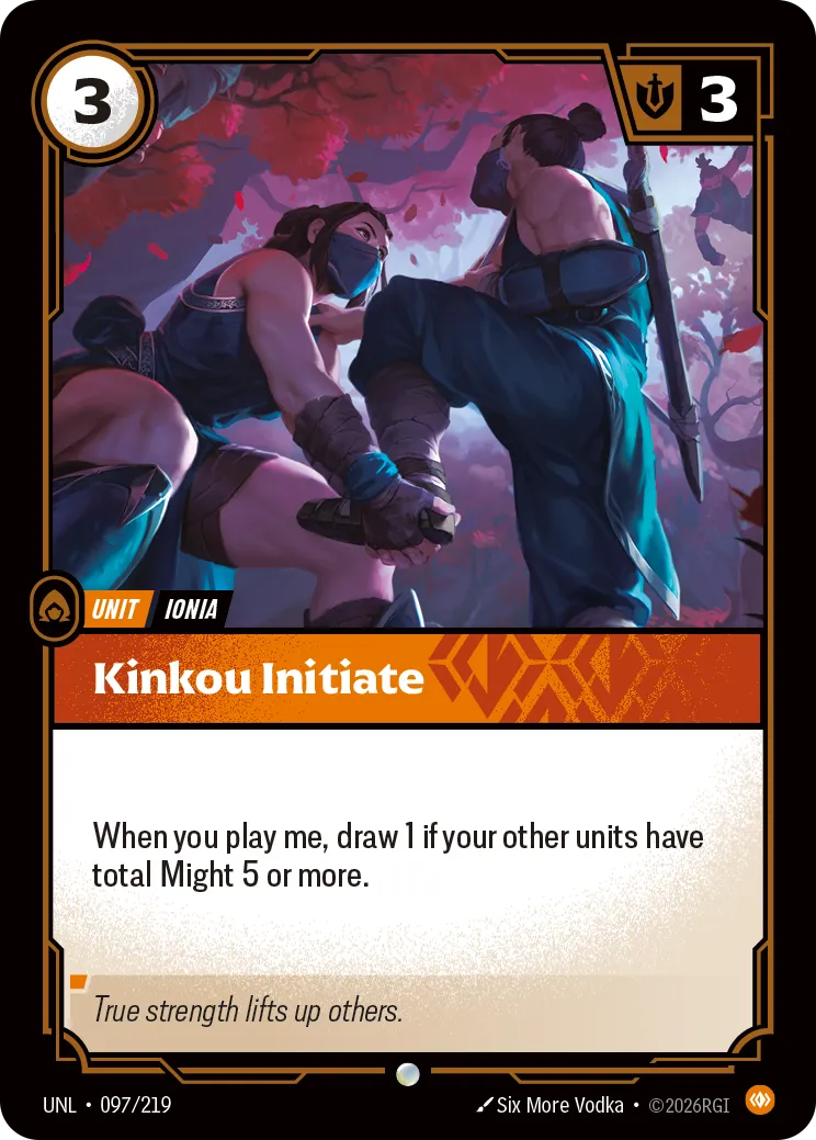 Kinkou Initiate — Unleashed — Riftbound