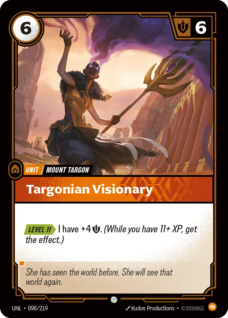 Targonian Visionary — Unleashed — Riftbound