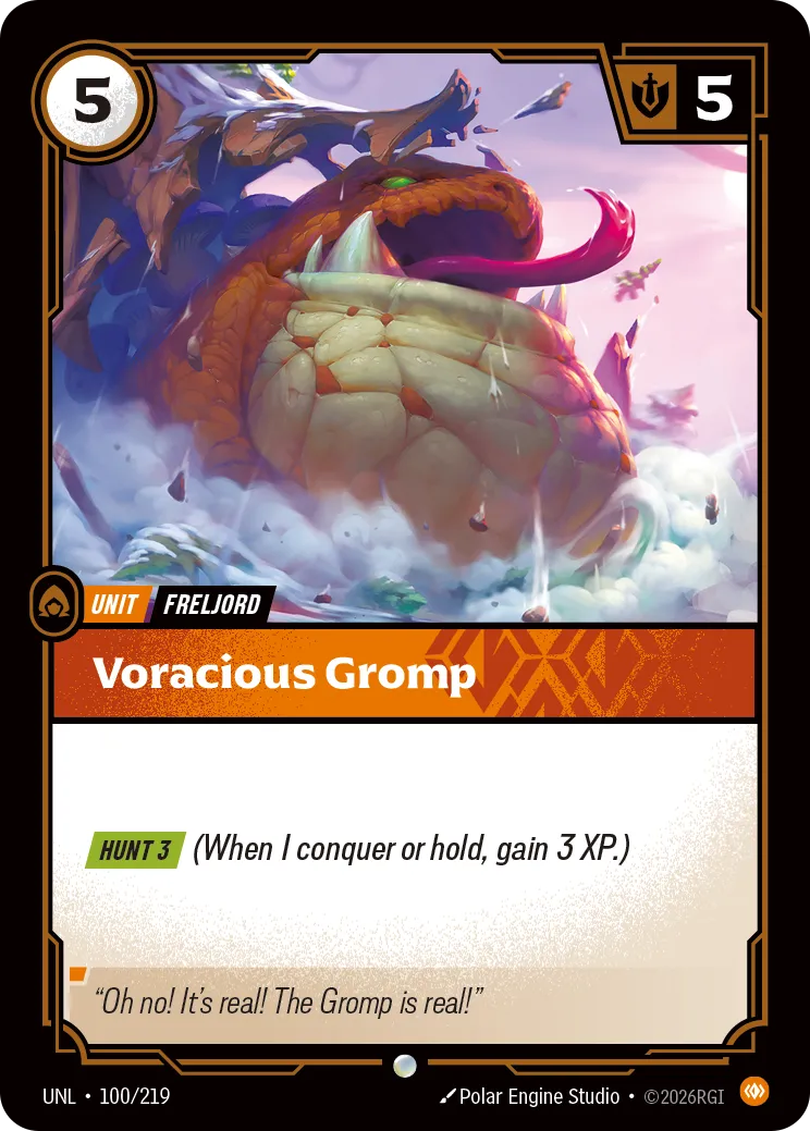 Voracious Gromp — Unleashed — Riftbound