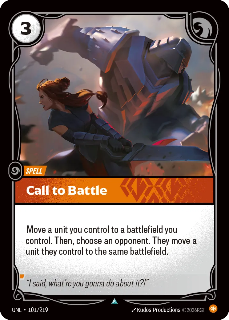 Call to Battle — Unleashed — Riftbound