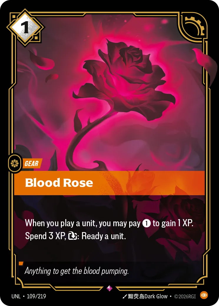 Blood Rose — Unleashed — Riftbound