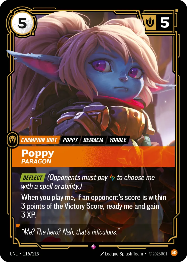Poppy - Paragon — Unleashed — Riftbound