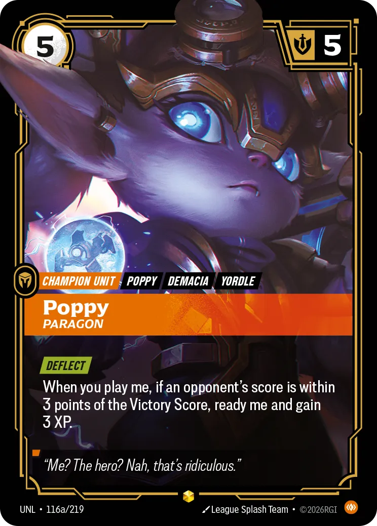Poppy - Paragon (Alternate Art) — Unleashed — Riftbound