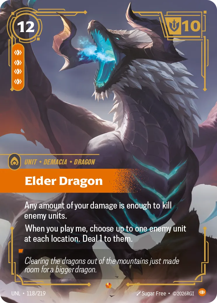 Elder Dragon — Unleashed — Riftbound