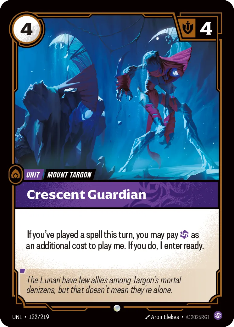 Crescent Guardian from Unleashed - Riftbound: League of Legends TCG