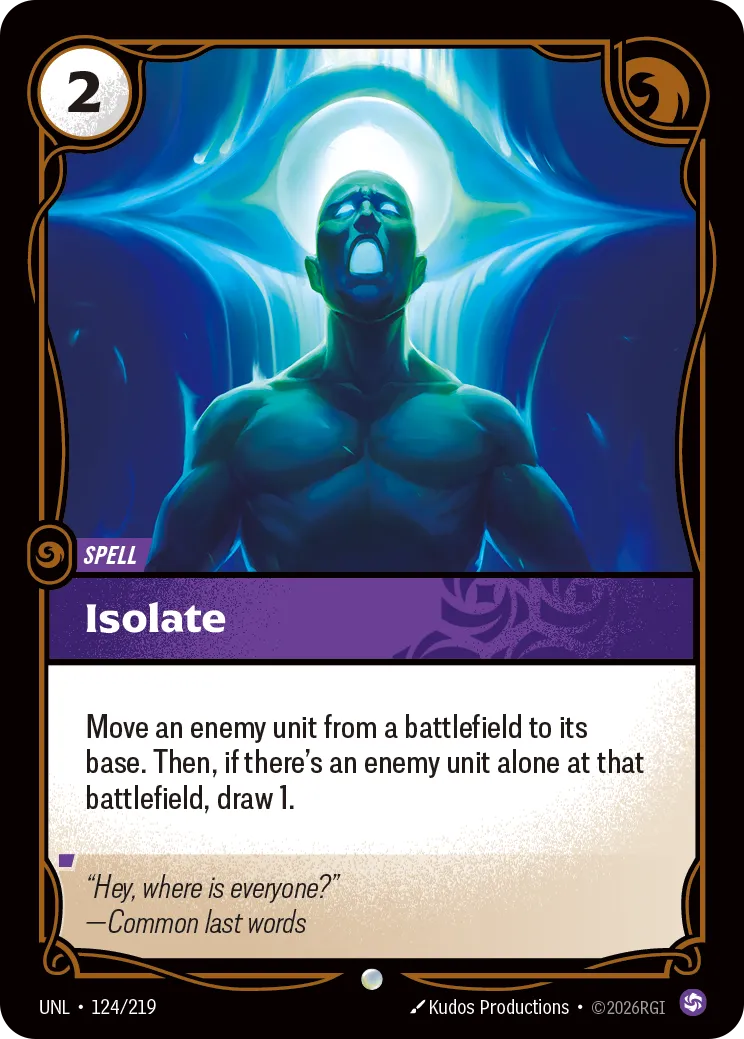 Isolate — Unleashed — Riftbound