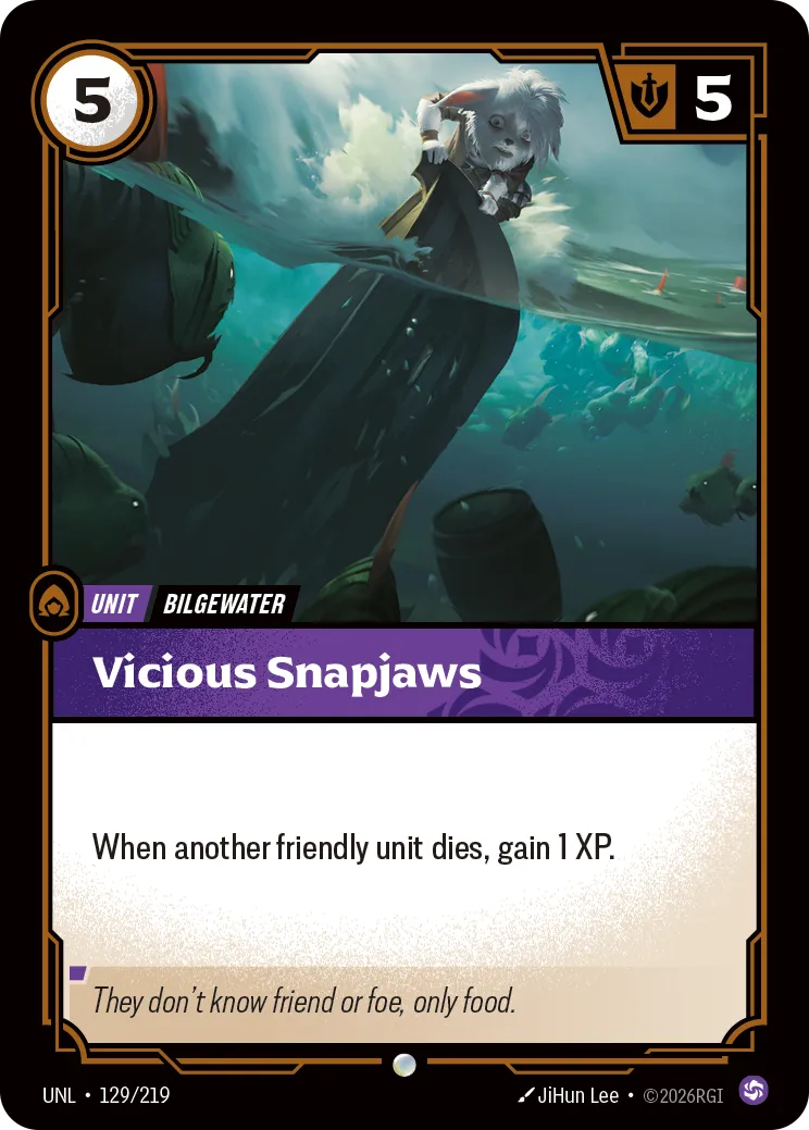 Vicious Snapjaws — Unleashed — Riftbound