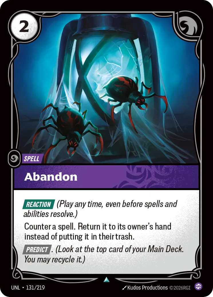 Abandon — Unleashed — Riftbound