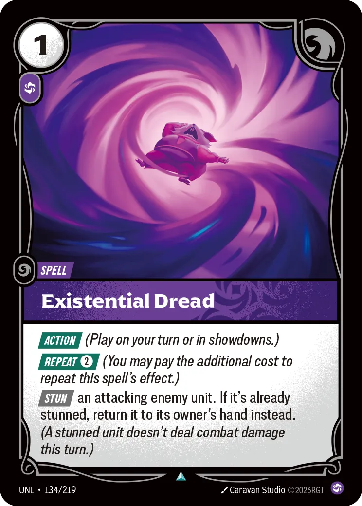 Existential Dread — Unleashed — Riftbound