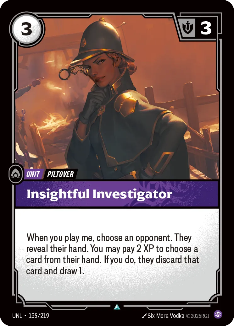Insightful Investigator — Unleashed — Riftbound