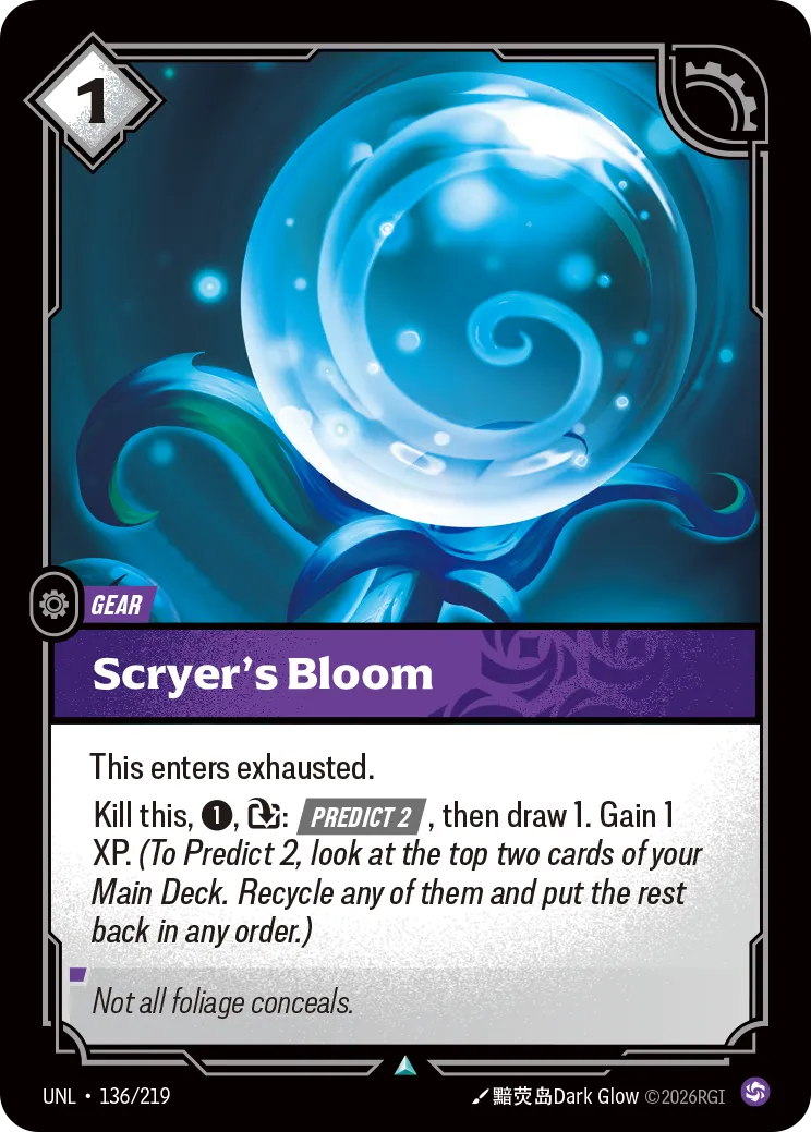 Scryer's Bloom — Unleashed — Riftbound
