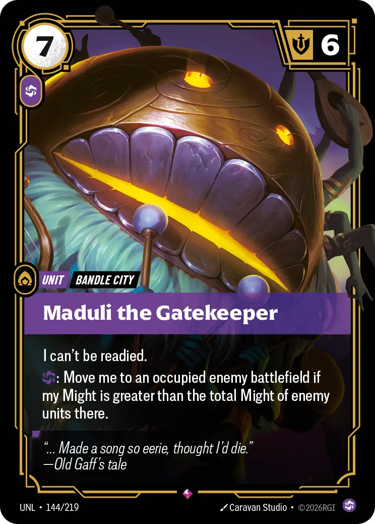 Maduli the Gatekeeper — Unleashed — Riftbound