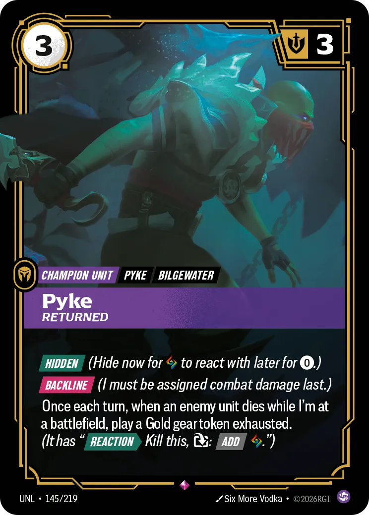 Pyke - Returned — Unleashed — Riftbound
