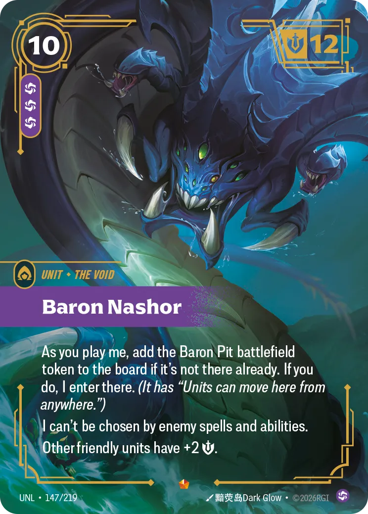 Baron Nashor — Unleashed — Riftbound