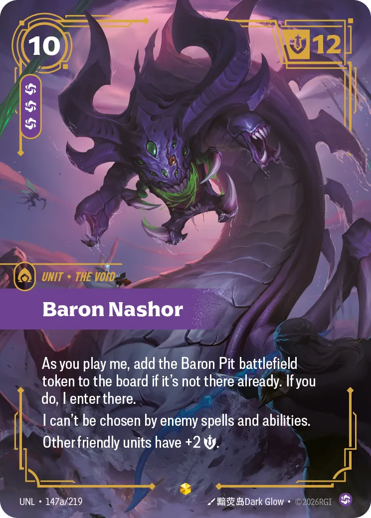 Baron Nashor (Alternate Art) — Unleashed — Riftbound