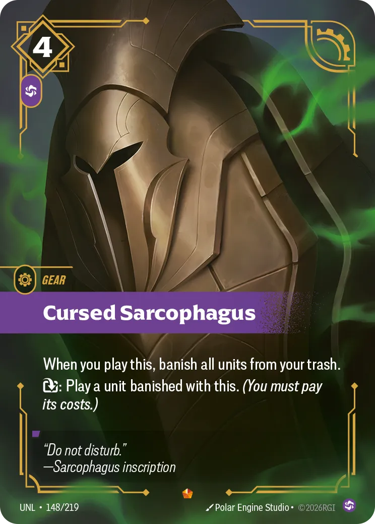 Cursed Sarcophagus — Unleashed — Riftbound