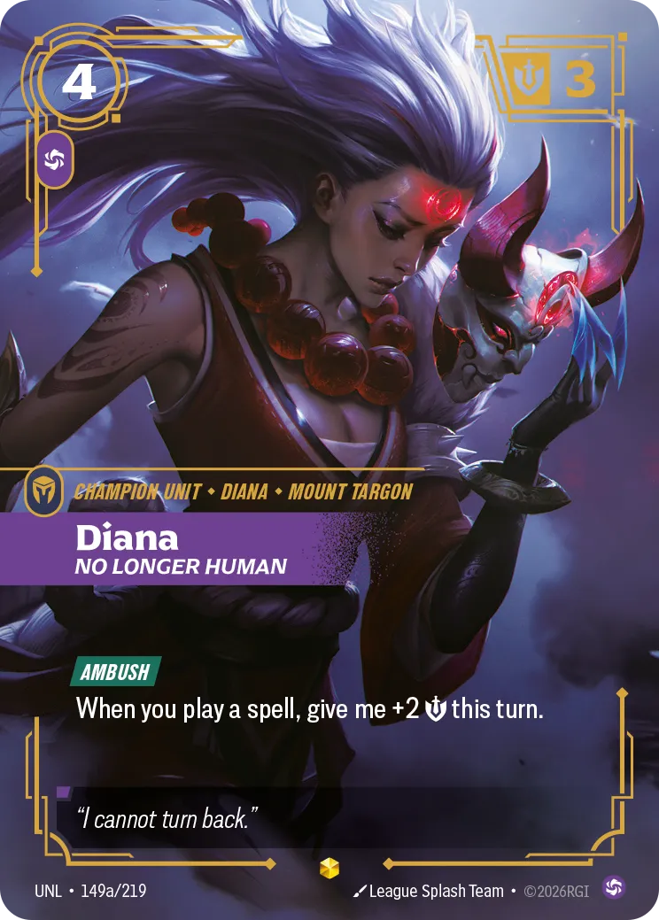 Diana - No Longer Human (Alternate Art) — Unleashed — Riftbound