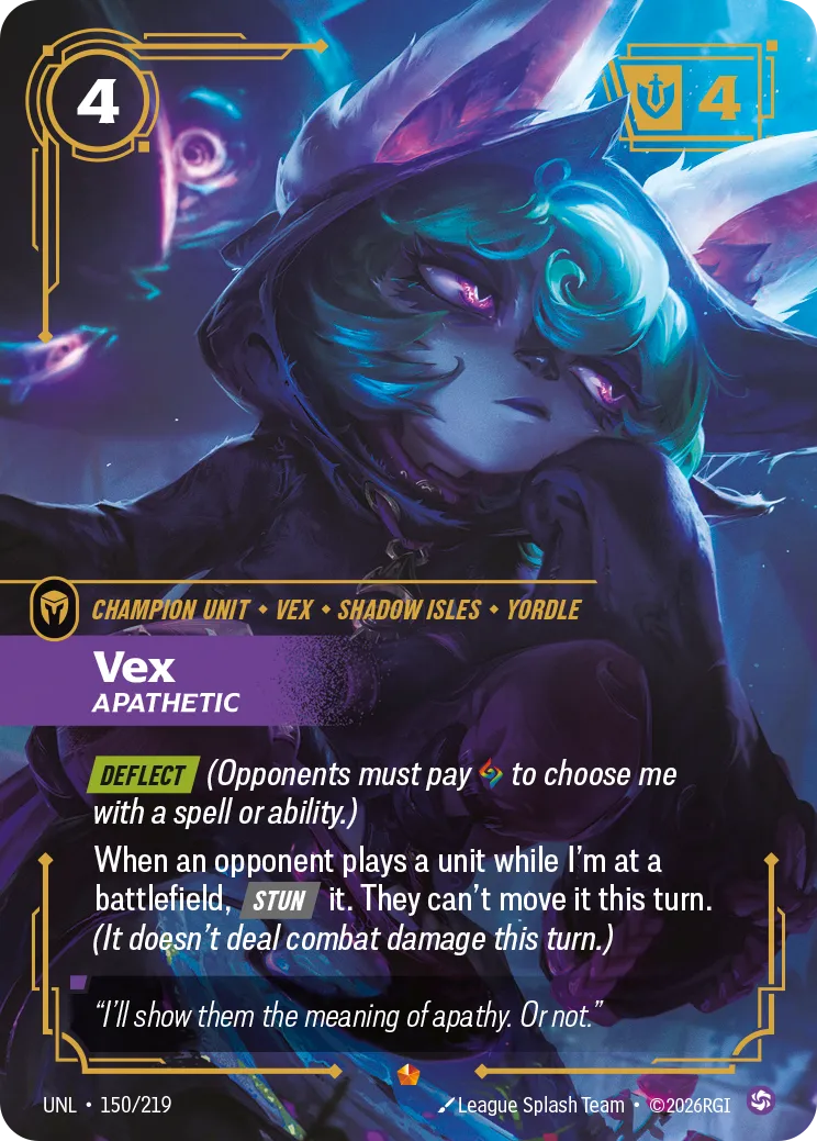Vex - Apathetic — Unleashed — Riftbound
