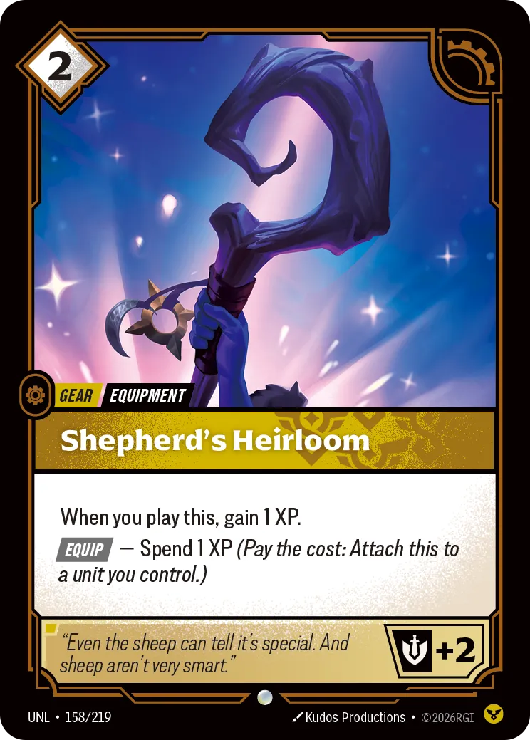 Shepherd's Heirloom — Unleashed — Riftbound