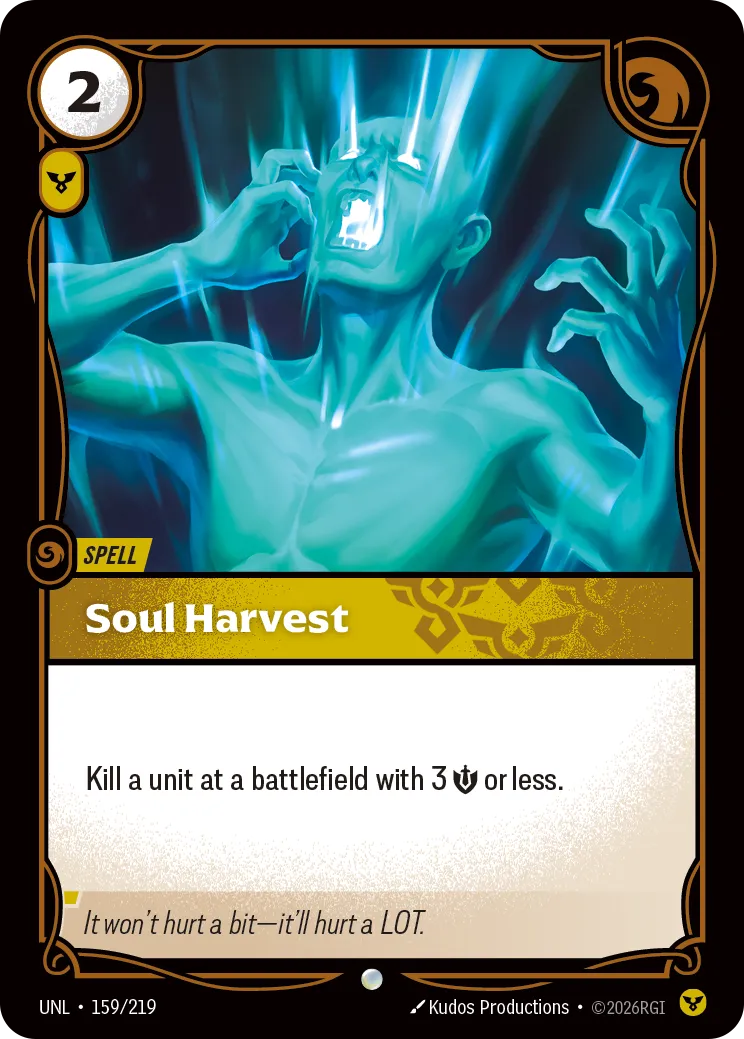 Soul Harvest — Unleashed — Riftbound