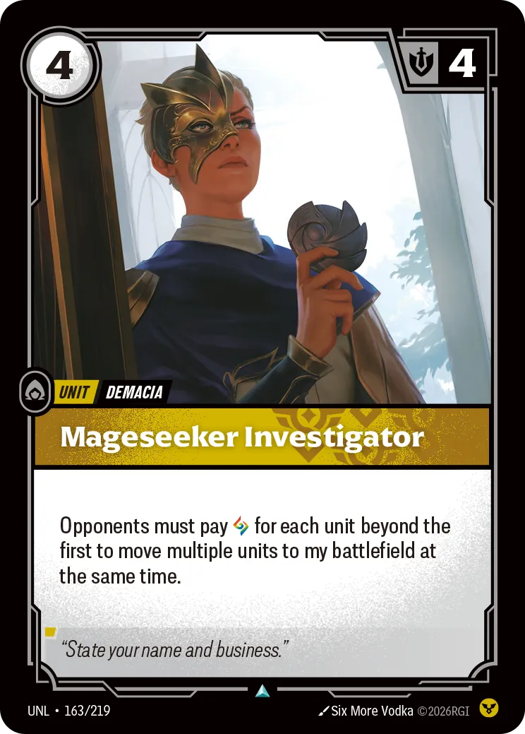 Mageseeker Investigator — Unleashed — Riftbound