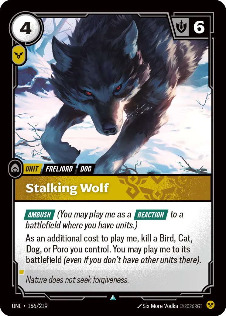 Stalking Wolf — Unleashed — Riftbound