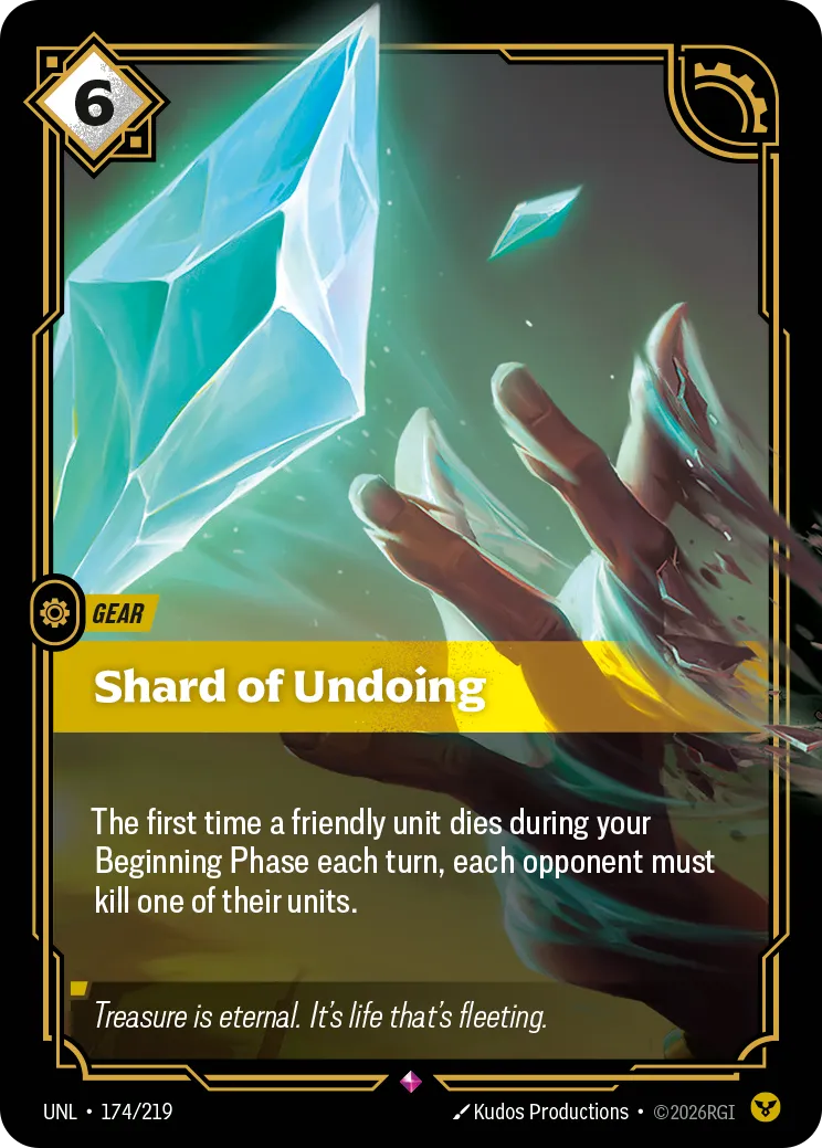 Shard of Undoing — Unleashed — Riftbound