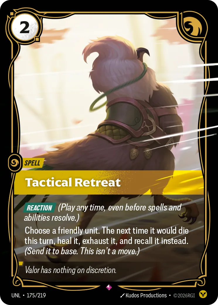 Tactical Retreat — Unleashed — Riftbound