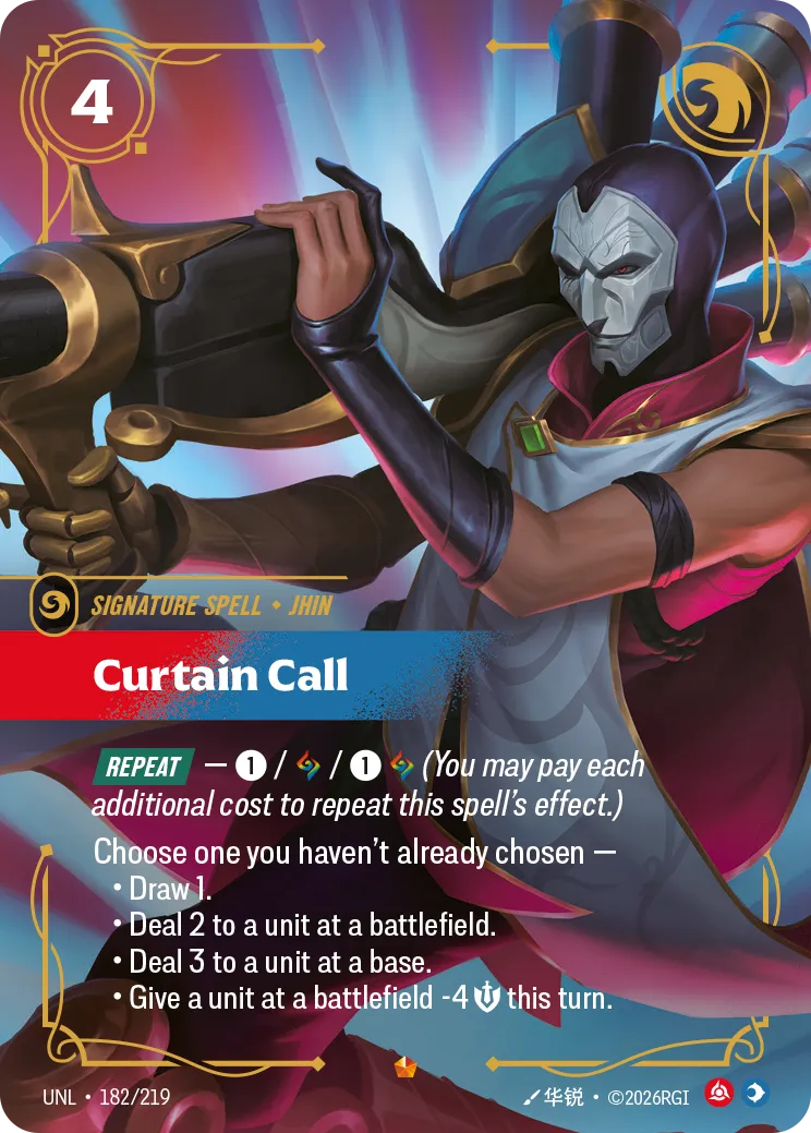 Curtain Call — Unleashed — Riftbound