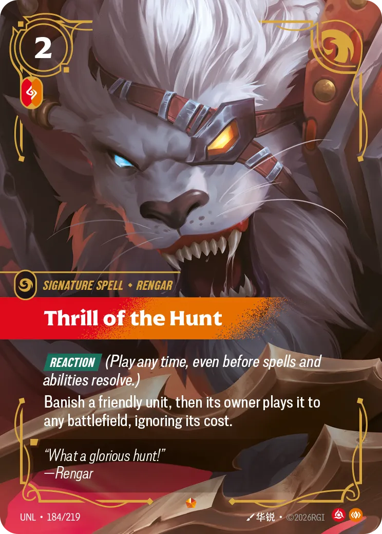 Thrill of the Hunt — Unleashed — Riftbound
