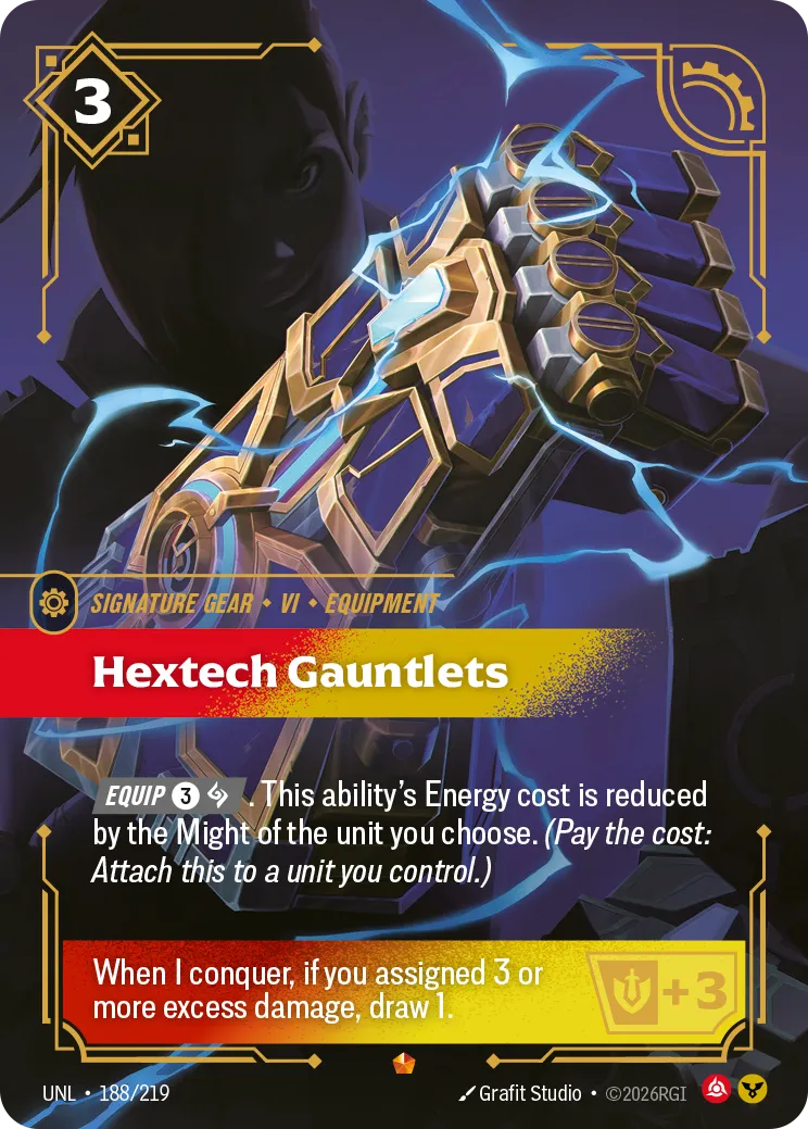 Hextech Gauntlets — Unleashed — Riftbound