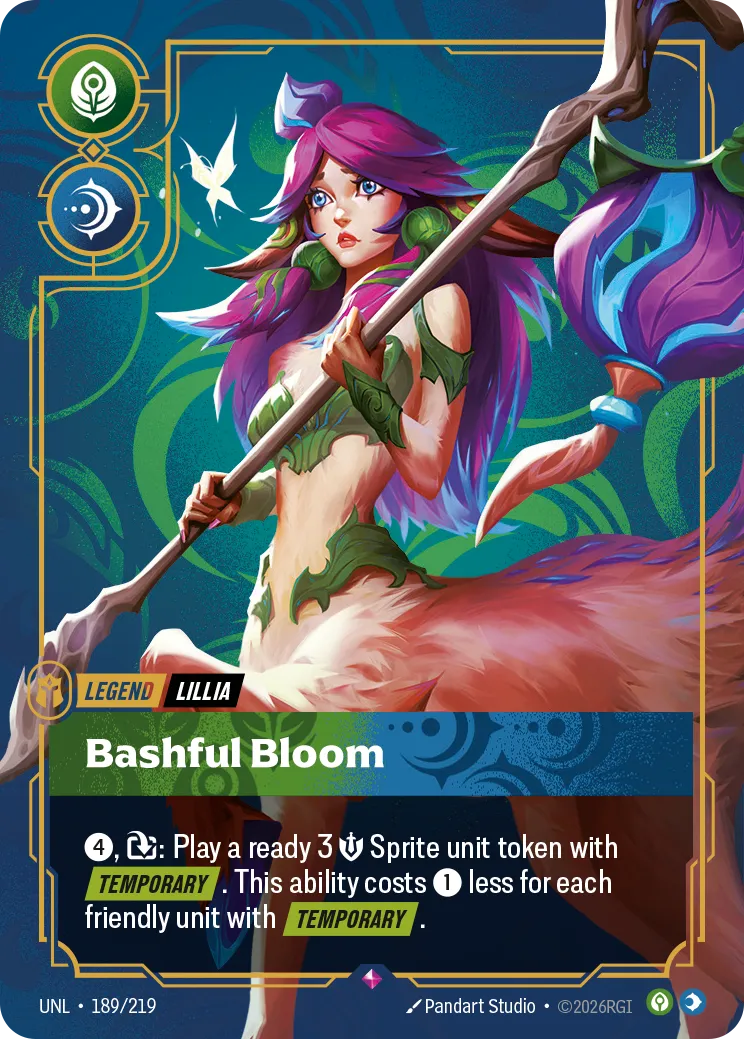 Lillia - Bashful Bloom — Unleashed — Riftbound