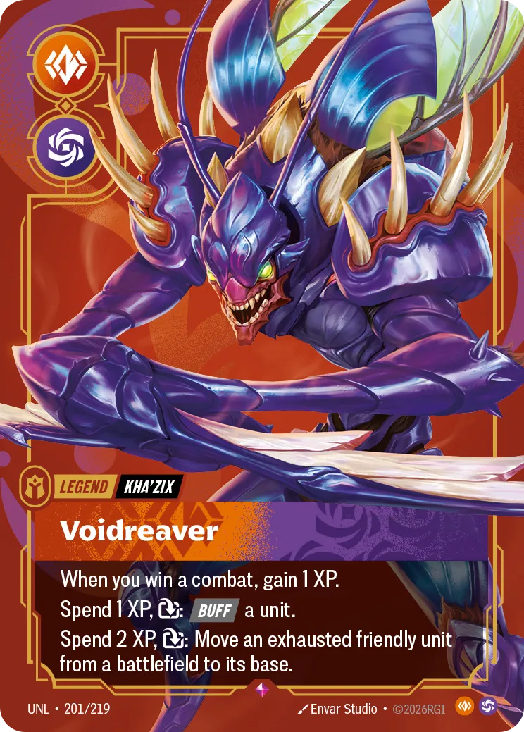 Kha'Zix - Voidreaver — Unleashed — Riftbound