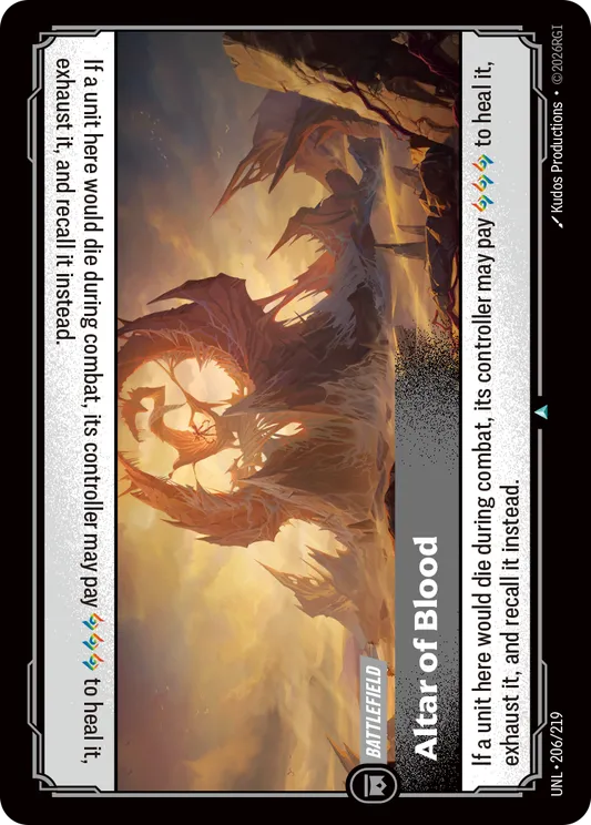 Altar of Blood — Unleashed — Riftbound