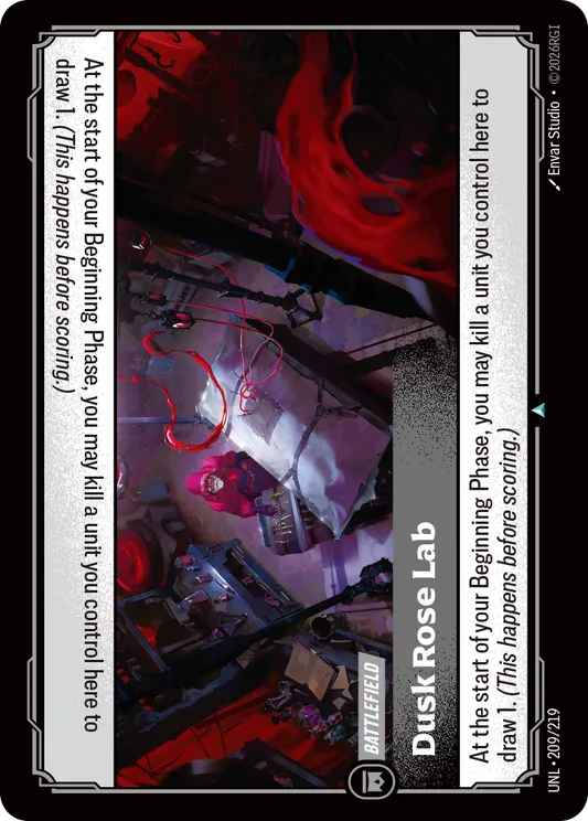 Dusk Rose Lab — Unleashed — Riftbound