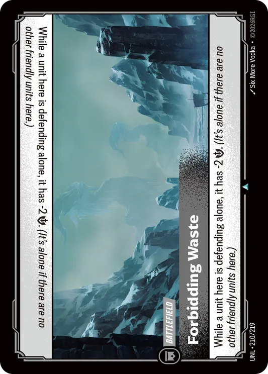 Forbidding Waste — Unleashed — Riftbound