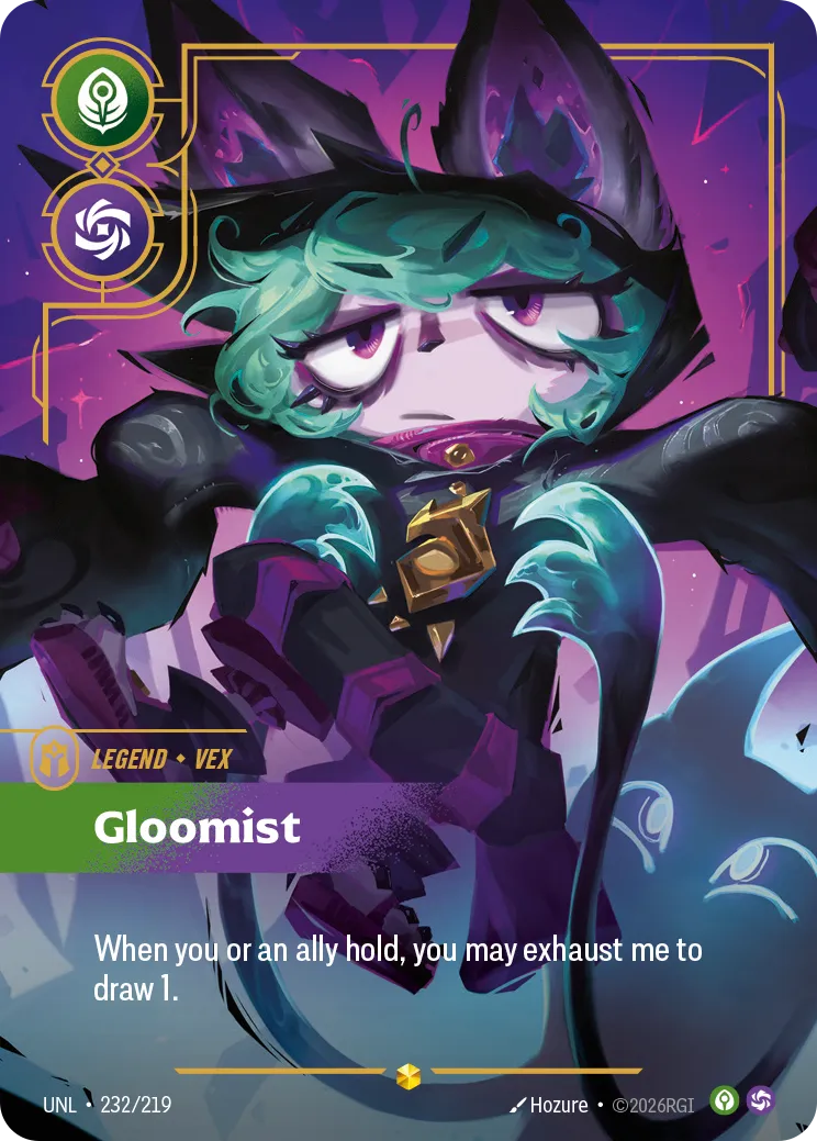 Vex - Gloomist (Overnumbered) — Unleashed — Riftbound