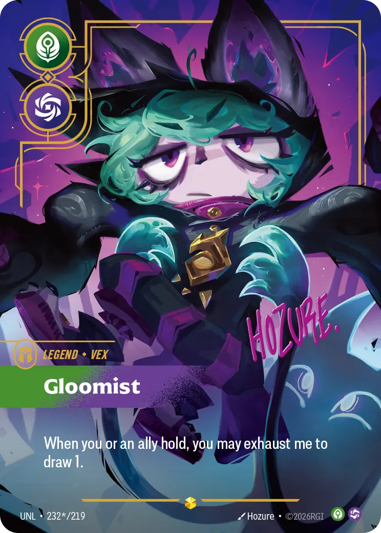 Vex - Gloomist (Signature) — Unleashed — Riftbound