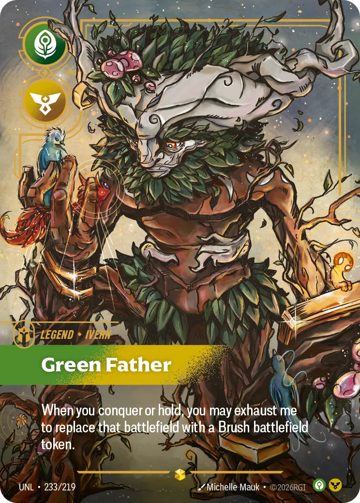 Ivern - Green Father (Overnumbered) — Unleashed — Riftbound