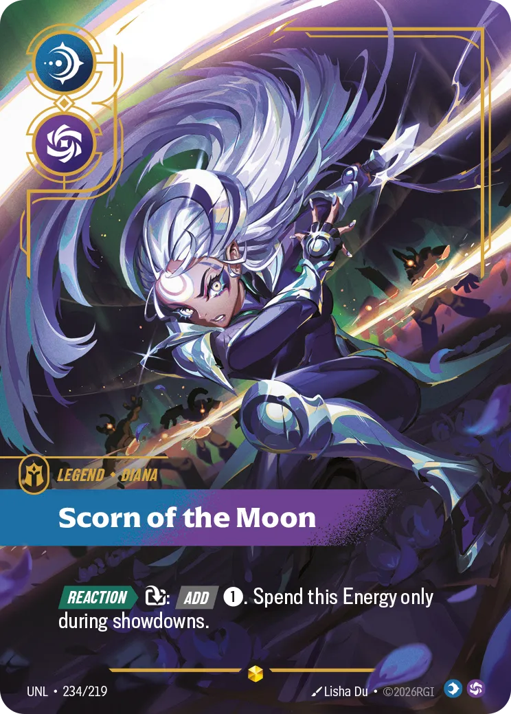 Diana - Scorn of the Moon (Overnumbered) — Unleashed — Riftbound