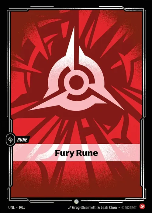 Fury Rune — Unleashed — Riftbound