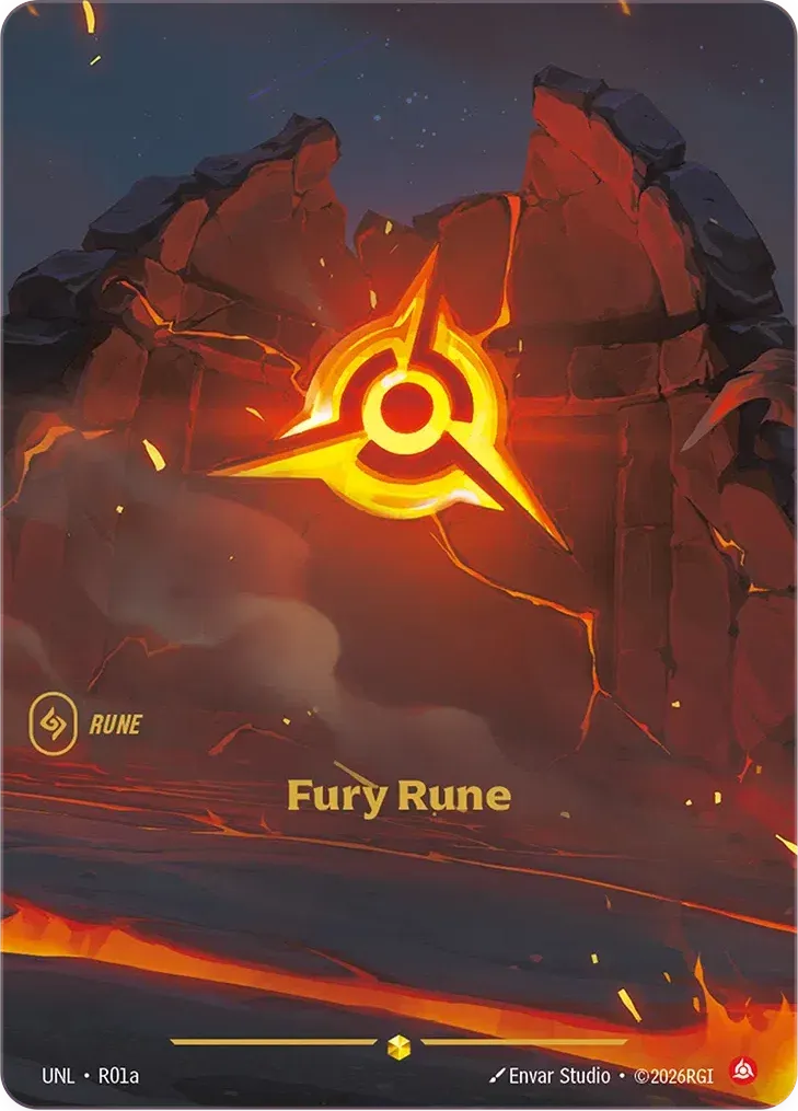 Fury Rune — Unleashed — Riftbound
