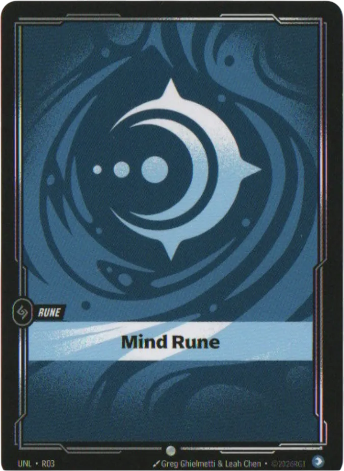 Mind Rune — Unleashed — Riftbound
